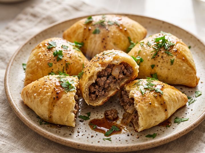 Eastern European Meat Pastry Bites