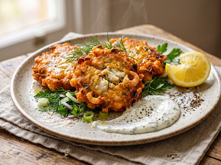 Eastern European Seafood Fritters