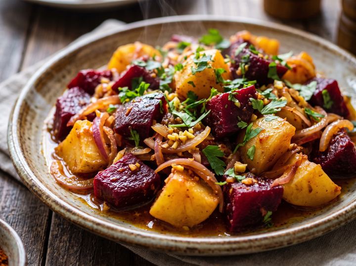 Beet and Potato Salad