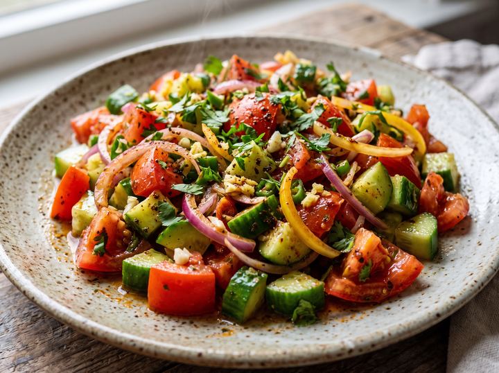 Cucumber and Tomato Salad