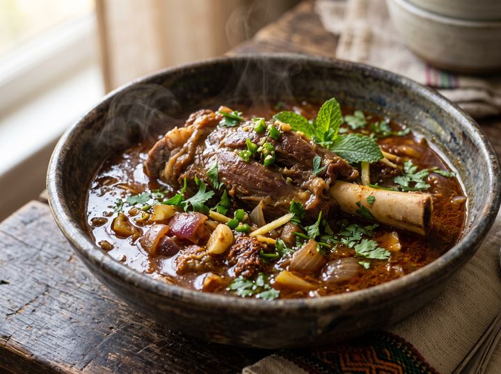 Lamb Bone Broth Shorba