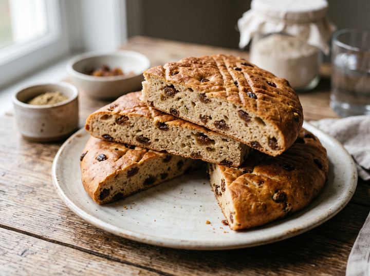 Raisin Ambasha Slices