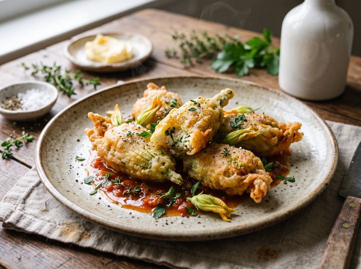 Beignets de Fleurs de Courgette