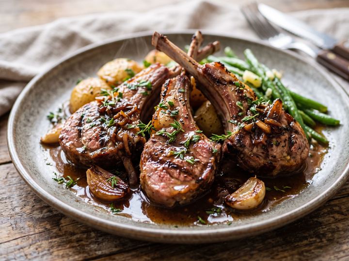 Côtes d'Agneau Grillées