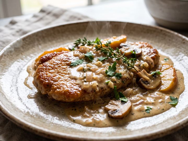 Escalope de Veau à la Normande