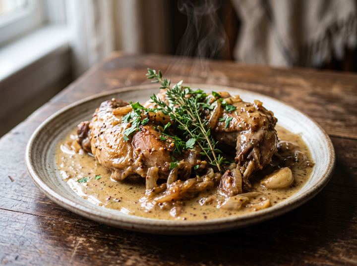 Lapin à la Moutarde