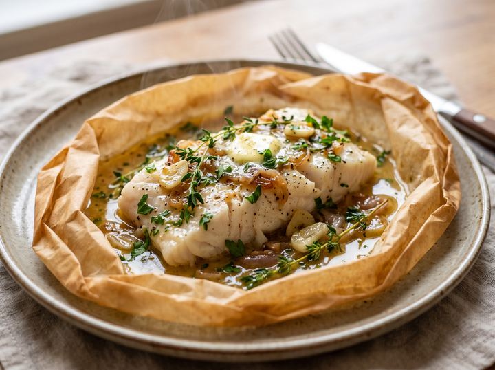 Poisson en Papillote aux Herbes