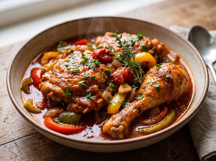 Poulet Basquaise