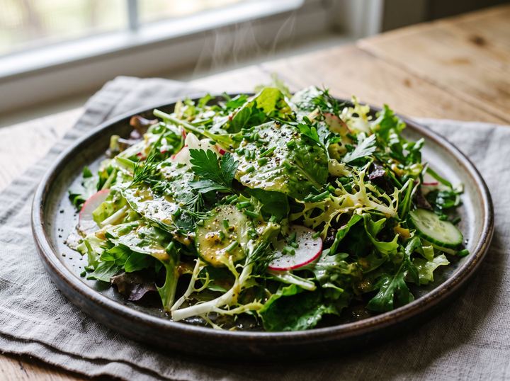 Salade Verte à la Moutarde