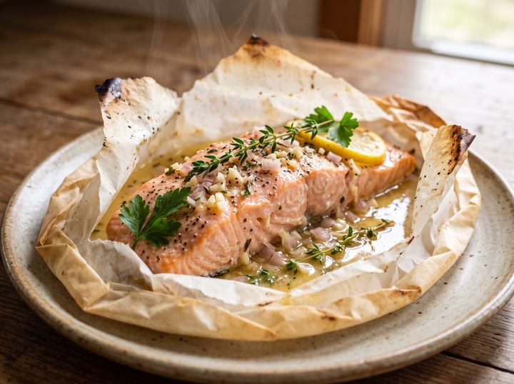 Saumon en Papillote