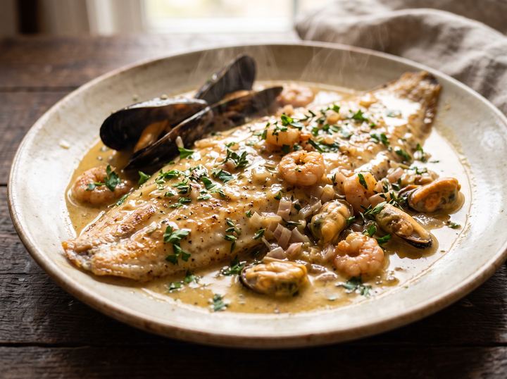 Sole à la Normande
