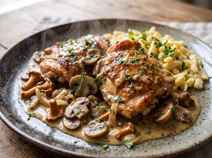 Hähnchen Jägerart