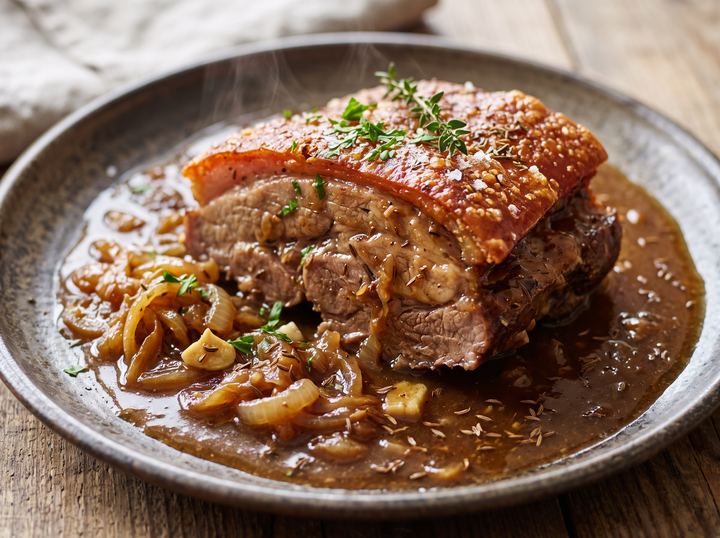 Spanferkelbraten
