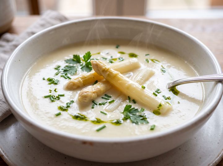 Spargelsuppe