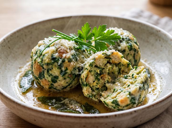 Spinatknödel