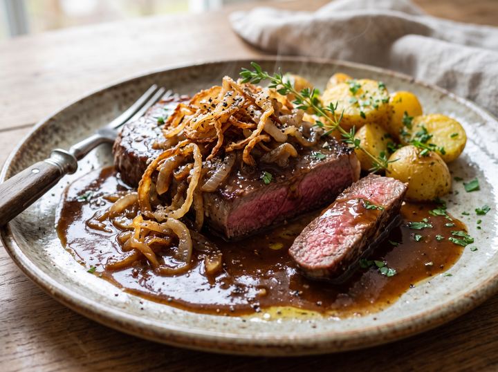 Zwiebelrostbraten