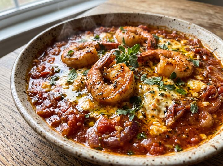 Garides Saganaki