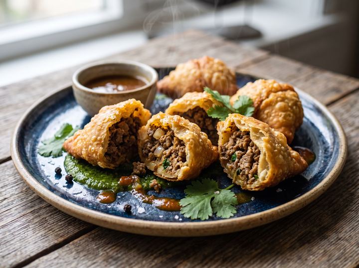 Indian Meat Pastry Bites 2