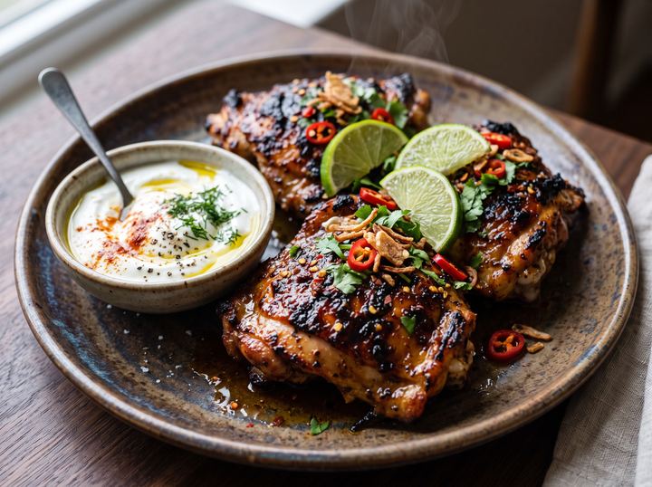 Indonesian Grilled Chicken Thighs 2