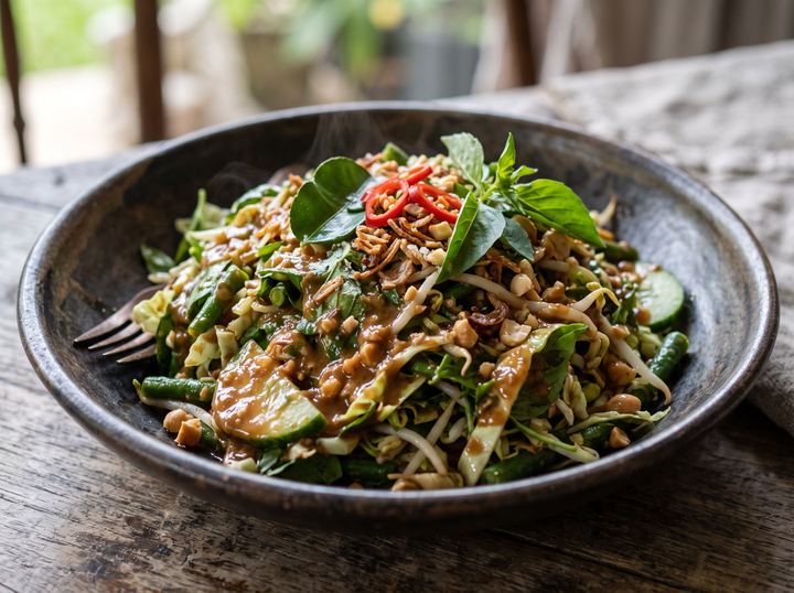 Indonesian Herb Salad 2