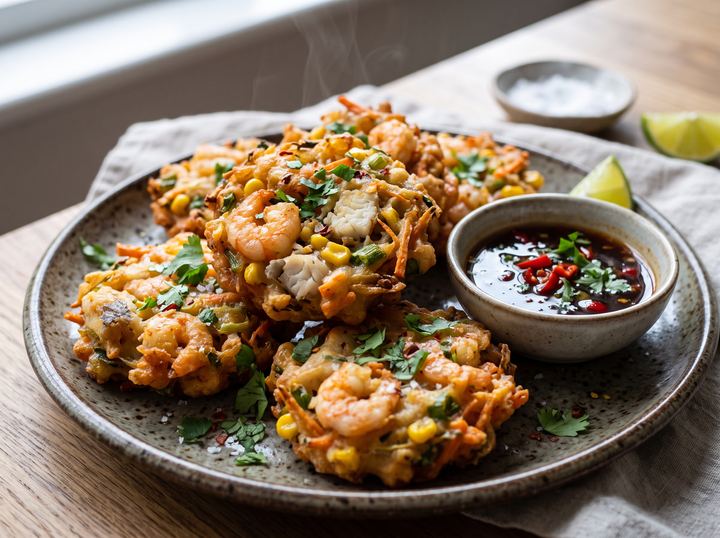 Indonesian Seafood Fritters 2