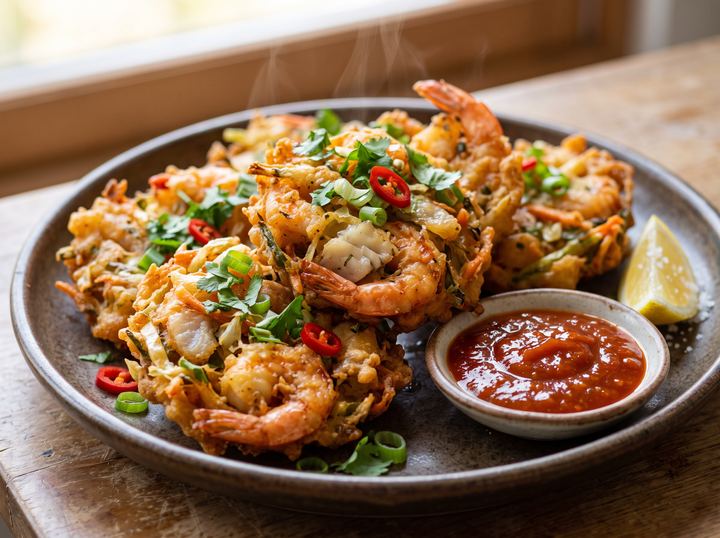 Indonesian Seafood Fritters 3