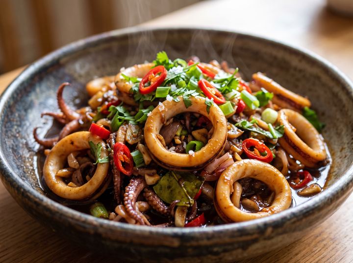 Indonesian Squid Stir-Fry 2