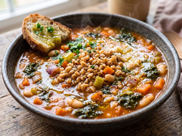 Zuppa di Farro e Verdure