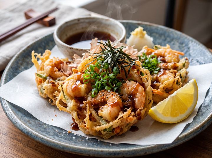 Japanese Seafood Fritters 2