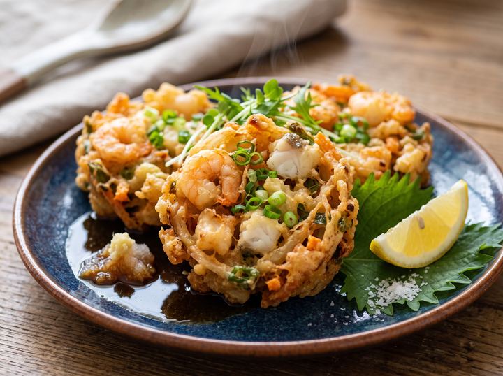 Japanese Seafood Fritters 3