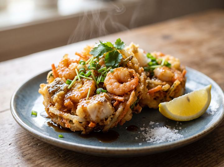 Japanese Seafood Fritters