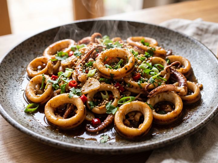 Japanese Squid Stir-Fry