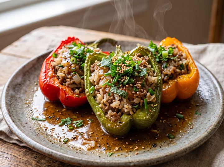 Japanese Stuffed Vegetables