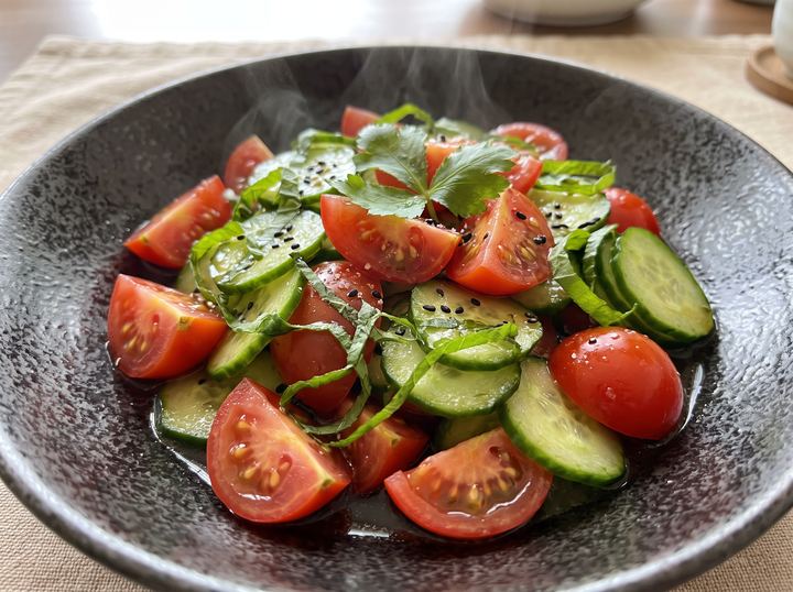 Japanese Tomato Salad 2