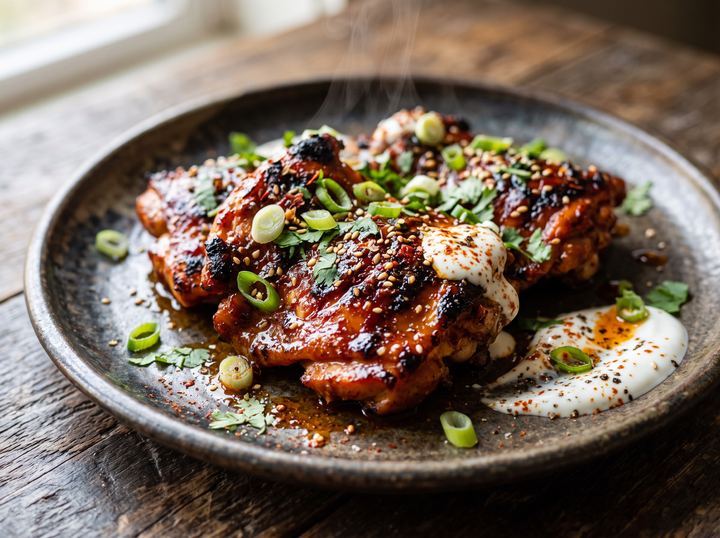 Korean Grilled Chicken Thighs 2
