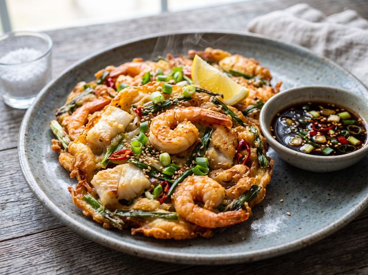 Korean Seafood Fritters 2
