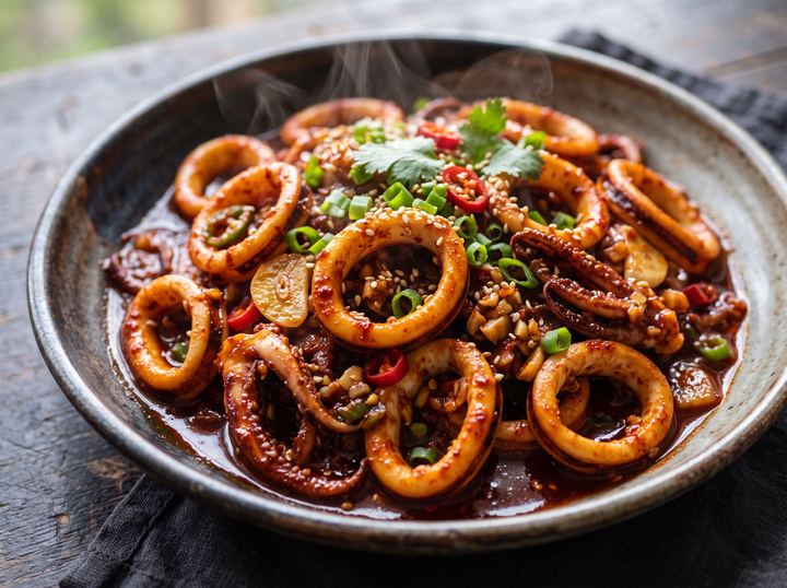 Korean Squid Stir-Fry 2