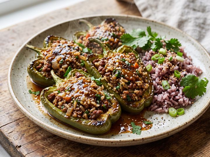 Korean Stuffed Peppers 2