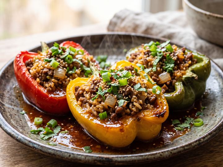 Korean Stuffed Peppers