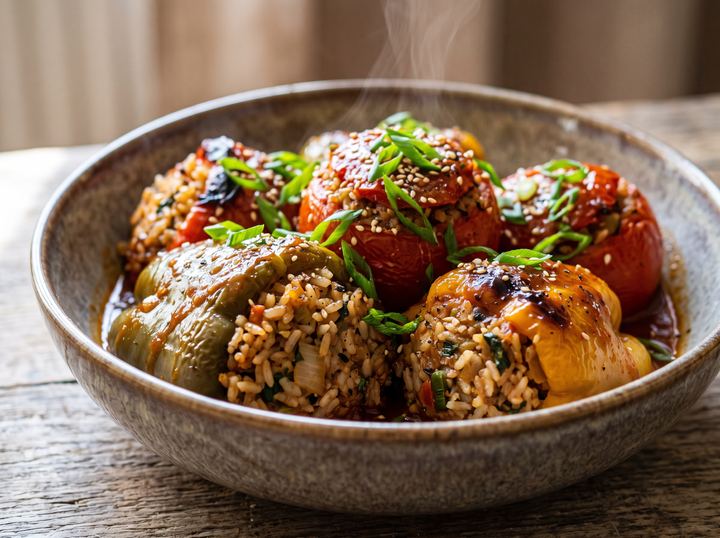 Korean Stuffed Vegetables