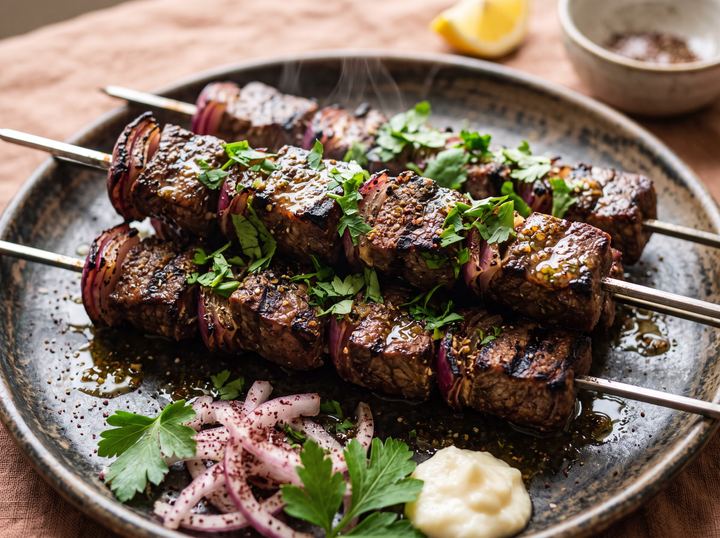 Lebanese Beef Skewers 2