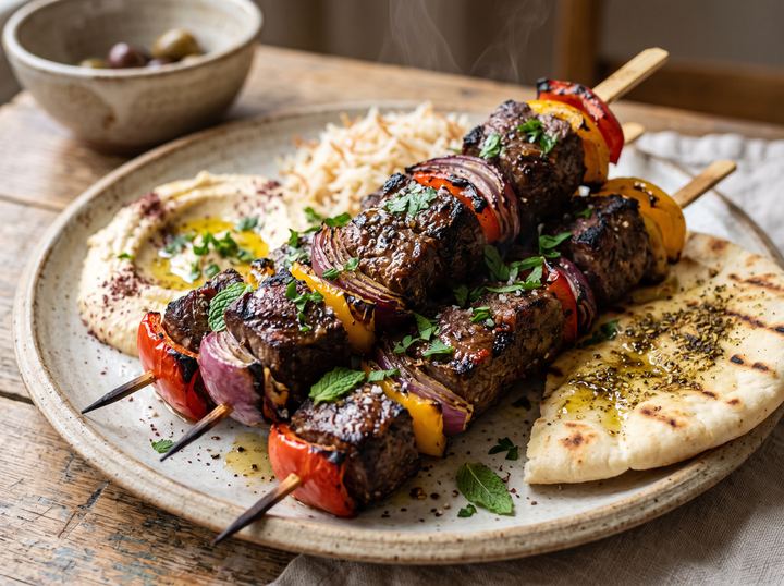 Lebanese Beef Skewers 3