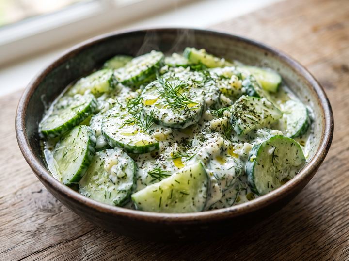 Lebanese Cucumber Salad 3