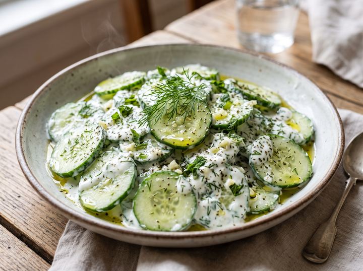 Lebanese Cucumber Salad