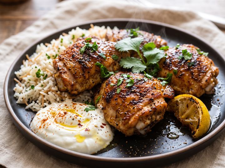 Lebanese Grilled Chicken Thighs 2