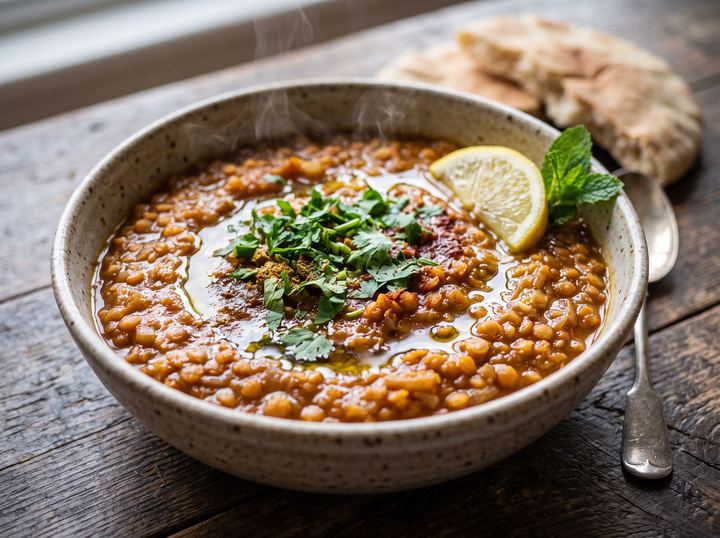 Lebanese Lentil Pot 2