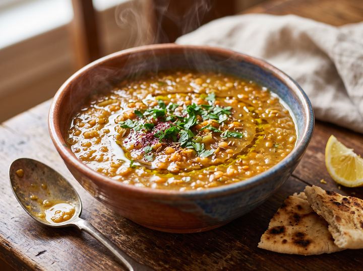 Lebanese Lentil Pot