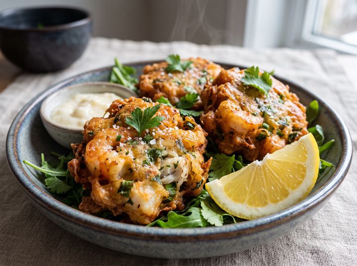 Lebanese Seafood Fritters 3