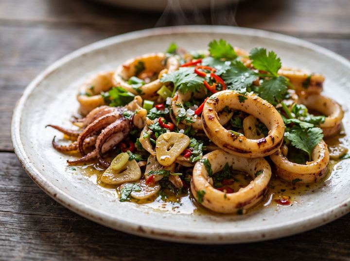 Lebanese Squid Stir-Fry