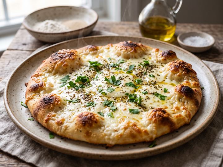 Manaeesh with Cheese